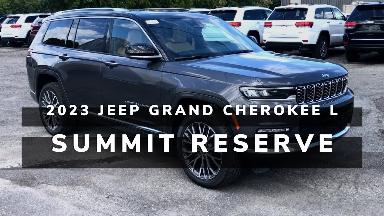 2023 Jeep Grand Cherokee L Summit Reserve Interior