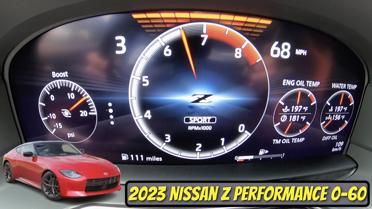 2023 Nissan 370Z 0 60 Performance and New Engine